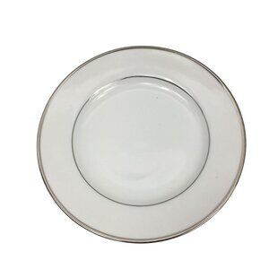 Princess House Heritage Bread Plates 6" Dia. Fine China White Set of 4